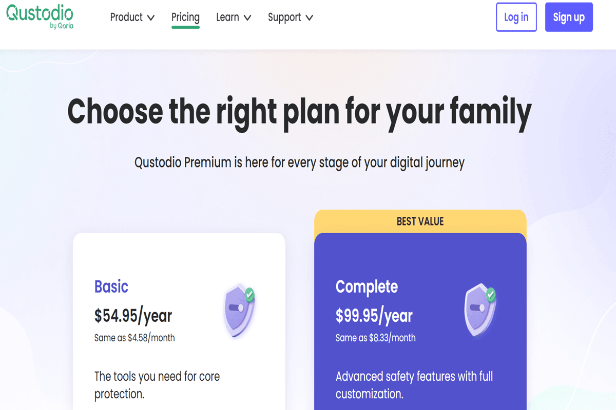 Qustodio (Free Plan for Families)